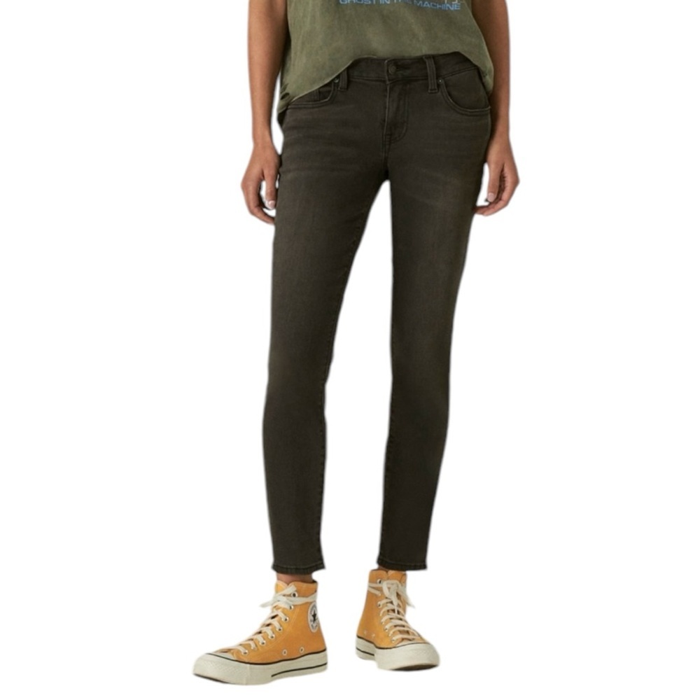 Lucky Brand Green Lolita Skinny Velvet Skinny Stretch Pants Size 4/27 - Picture 9 of 9